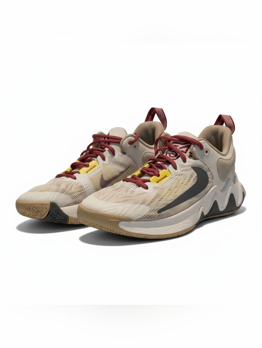 Nike Giannis Immortality 2 Size 7 Men Sail Rattan Basketball Sneakers